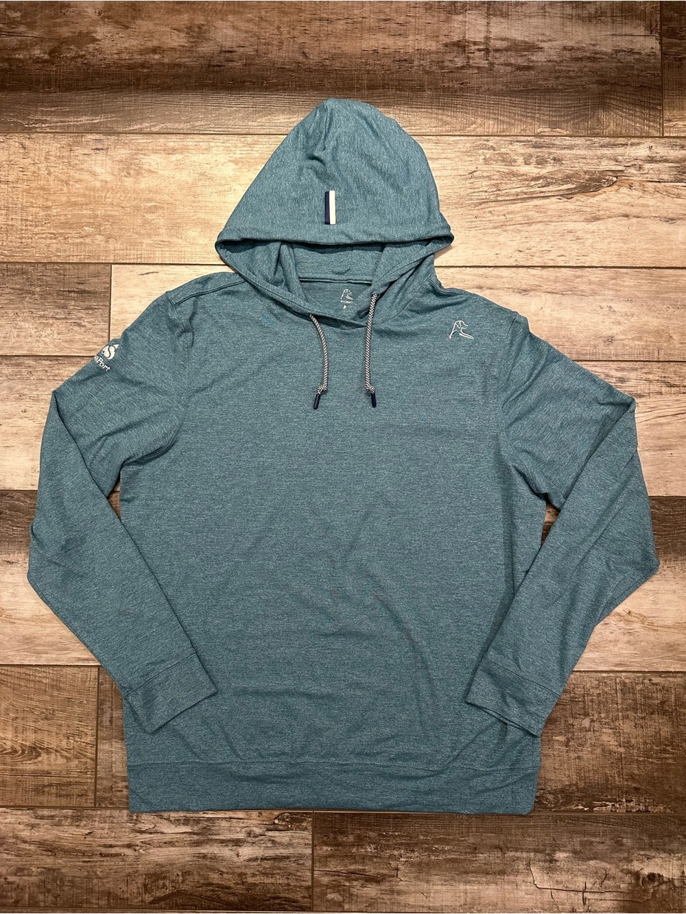 Rhoback Teal Pullover Hoodie